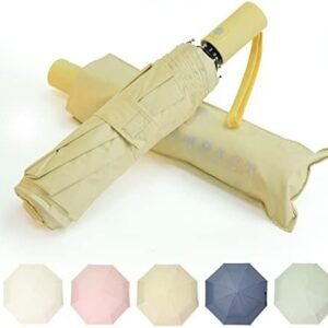 SY COMPACT Umbrella Automatic Travel Waterproof Light Folding Umbrellas Easy Carry for Women and Men