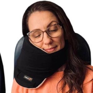 Vacay Travel Neck Pillow - Washable and Easy to Carry - Clip-on Carrying Bag Included