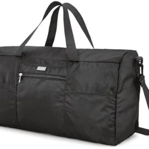 Samsonite Foldaway Packable Duffel Bag, Black, Medium