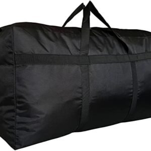 Extra Large Storage Duffle Bag with Zippers and Handles, Big Foldable Duffle Bag for Travel