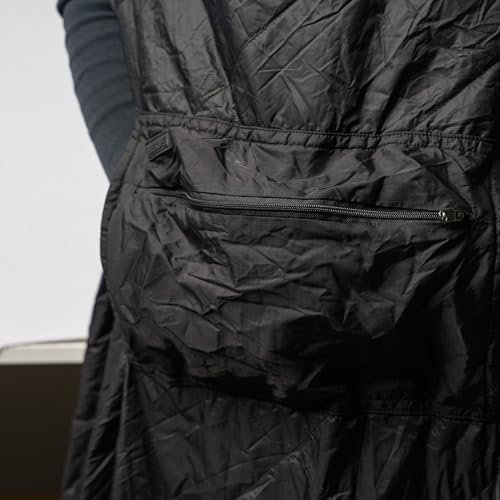 Gravel Layover Ultra-Compact Packable Down Blanket for Travel & Camping - Lightweight, Warm Travel Blanket Airplane, Car Blanket, Camping Blankets for Cold Weather - Includes Carrying Pouch (Black) - Image 6