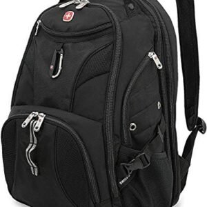 SwissGear 1900 Scansmart TSA 17 Laptop Backpack, Black, 19-Inch