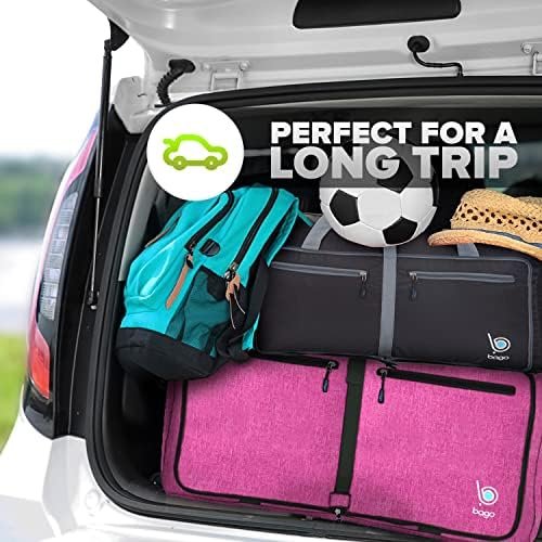 Bago Duffel Bags for Traveling - 60L Spacious Duffle Bag for Travel with Shoe Compartment | Durable, Foldable & Lightweight | Explore the World in Style & Convenience (SnowPurple) - Image 9